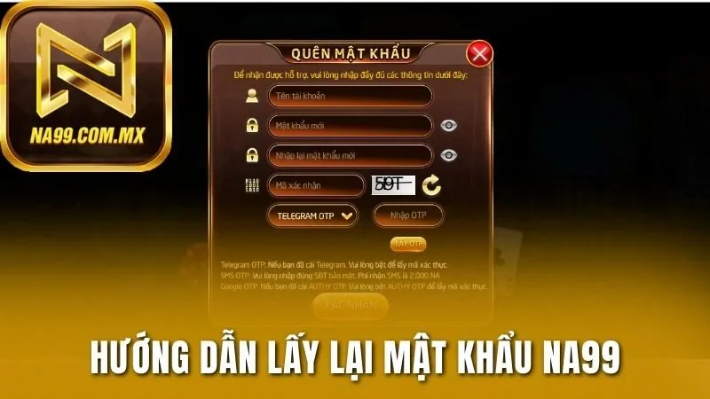 Đăng Nhập Na99 3 Hướng dẫn khôi phục password không mất phí